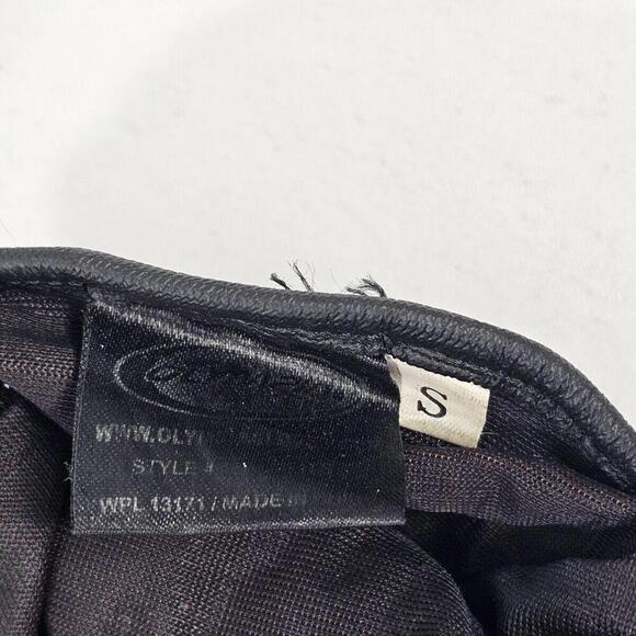 Olympia Black Leather Motorcycle Riding Gloves Mens Size Small - Picture 3 of 7